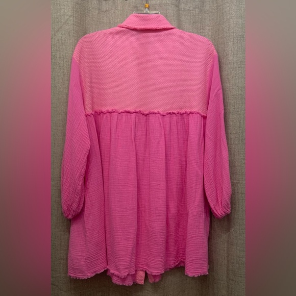 Fantastic Fawn Pink Waffle Knit dress - Picture 6 of 6